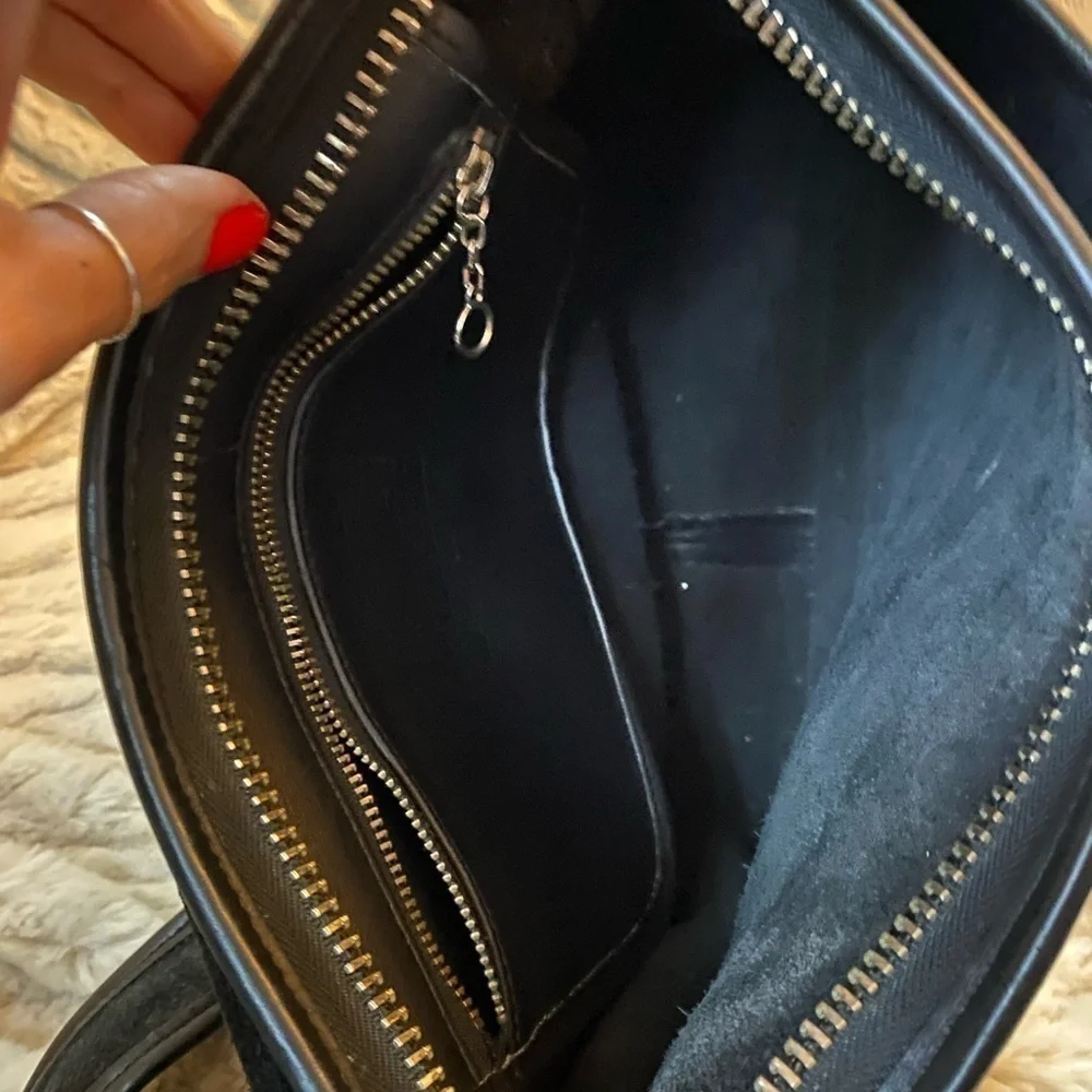 Vintage Coach Patricia Large Black Leather Saddle Legacy Flap Crossbody …